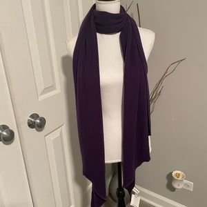 Calvin Klein Purple Knit Scarf NWT